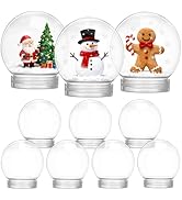 Amazon.co.jp: Gadpiparty クリスマス スノードーム 容器 スノーボール